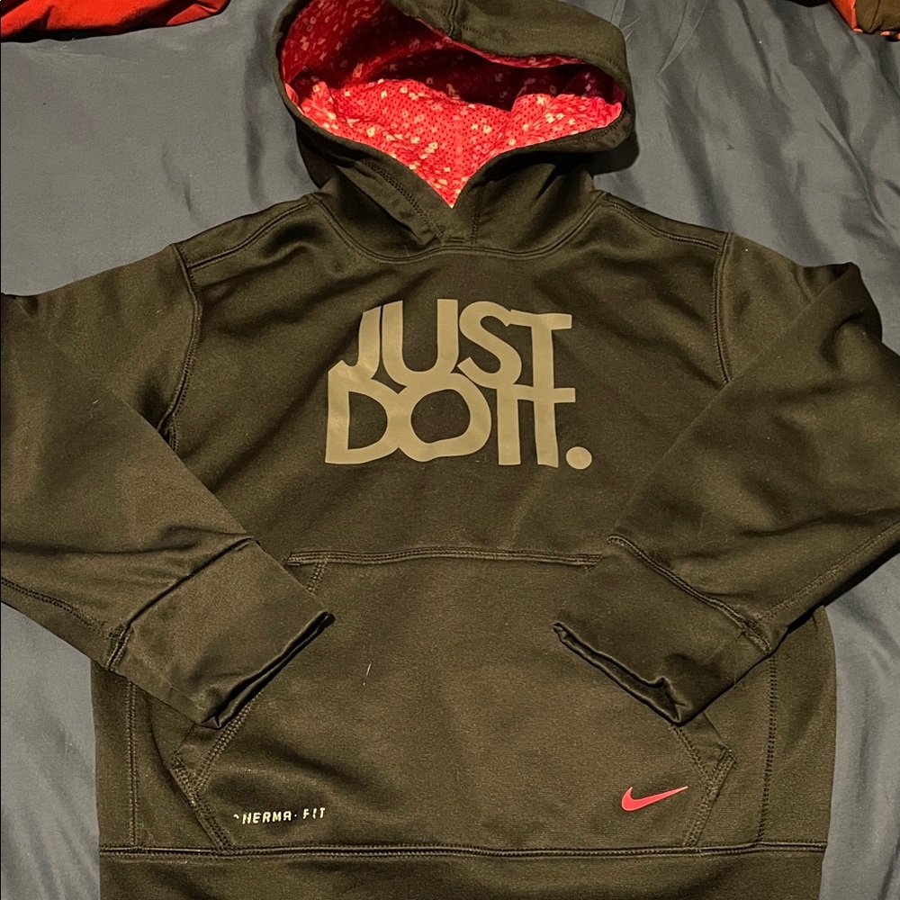 Nike Therma-Fit Black Jacket with Pink Lining